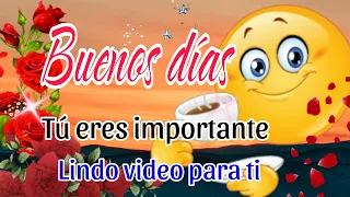 🌞🤗El primer saludo del día🌹Frases bonitas y cortas para WhatsApp.Buenos días..Mensaje para ti.