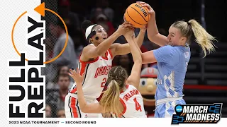 Ohio State vs North Carolina - 2023 NCAA women's second round | FULL REPLAY