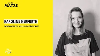 Karoline Herfurth – Woher weißt du, was richtig für dich ist?