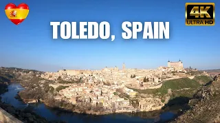 Toledo Spain 4K  🇪🇸  Toledo Spain Highlights Toledo Spain Walking Tour Toledo Hop on Hop off Bus