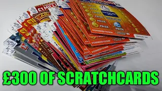 MEGA SCRATCHCARD SUNDAY £300 OF SCRATCHCARDS