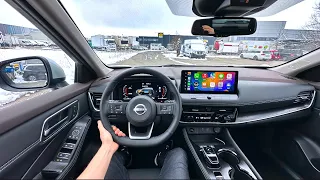 New Nissan X-Trail e-Power e-4ORCE 2023 Test Drive POV