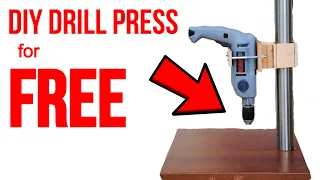 DIY Drill Press (from a Handheld Drill!)