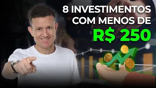 8 ações para investir com menos de R$250,00 | Como começar a investir com pouco dinheiro