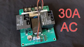 30A AC Soft Starter (Inrush Current Limiter) Circuit with Fail-Safe