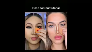 (33) Nose contour tutorial #contouring #makeup #shortvideo #shorts #video #fyp