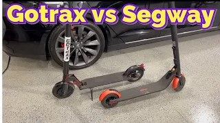 Electric Scooter Comparison | Segway Ninebot vs GoTrax GXL V2