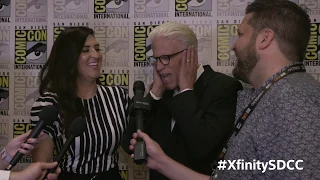 Kristen Bell, Ted Danson and The Good Place Cast Gets Emotional During SDCC 2019 Interview
