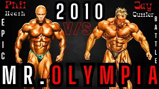 Jay Cutler v/s Phil Heath: Epic 2010 Olympia Showdown #bodybuilding #ronniecoleman #jaycutler