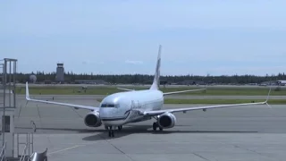 Alaska Airlines Boeing 737-800 / Takeoff Fairbanks / Land in Anchorage