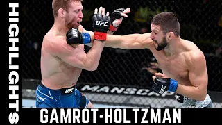 Mateusz Gamrot vs Scott Holtzman walka KO skrót | UFC FIGHT