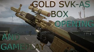 Warface - GOLD SVK-AS OPENING + gameplay