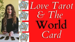 Love Tarot And The World Card ❤️ Love, Travel, New Start?