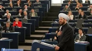 كلمة سماحة مفتي سوريا أمام البرلمان الأوروبي في افتتاحية عام الحوار بين الثقافات 15-1-2008