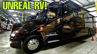 Biggest and Baddest Motorhome on the road! Showhauler Super C!