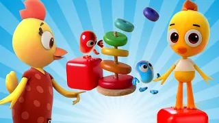 Cartoon Song For Children |New Nursery Rhymes & Funny Kids Songs |Playing Blocks Beadies |Baby Toonz