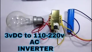 How to | DIY | how to make 3v dc to 220vac simple Inverter using MOSFET, 100% working #RC Invention