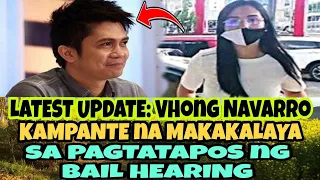 LATEST UPDATE: Vhong Navarro, KAMPANTE na MAIPAPANALO ang BAIL HEARING./ MAGPAPASKO sya sa "LABAS".