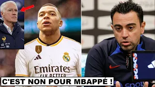 LE REAL MADRID A REÇU UN NON DE DESCHAMPS POUR MBAPPÉ ! / XAVI LICENSIÉ, FAIT UNE ANNONCE ZI#2945