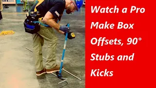 Watch a Pro Make EMT Box Offsets, 90° Stubs and Kicks