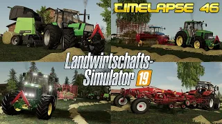 [LS19] - Timelapse #46 Geiselsberg Seasons: Eine riskante HEUERNTE! 😥🚜💨 WETTLAUF gegen den REGEN!⛈️💦