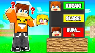 OCENIAM MOICH PRZYJACIÓŁ w Minecraft!