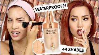 DID IT PASS? CHARLOTTE TILBURY AIRBRUSH FLAWLESS FOUNDATION | WEAR TEST REVIEW