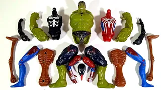 AVENGERS TOYS ASSEMBLE HULK SMASH, SIREN HEAD, SPIDER-MAN, VENOM SUPERHERO