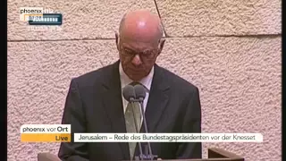 50 Jahre deutsch-israelische Beziehungen: Rede von Lammert am 24.06.2015