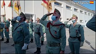 Entierro de las Cenizas del Teniente Caballero Legionario Queról en la Posición A.