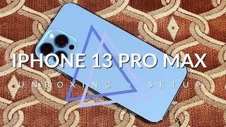 iPhone 13 Pro Max - Unboxing ASMR 🌊 Sierra Blue 🌊 (LAUNCH DAY) #shorts