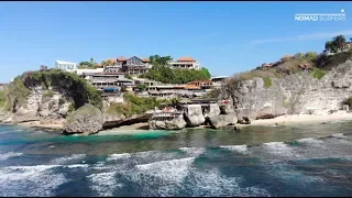 SURFING IN ULUWATU - DRONE FOOTAGE - NOMAD SURFERS