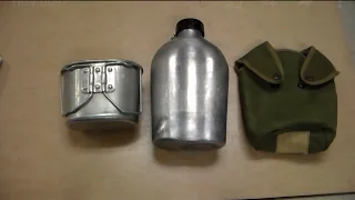 The French Military Canteen, Cup and Cover.
