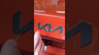Matte Black KIA Wrap, How to Transform Your Car's Emblem Instantly!