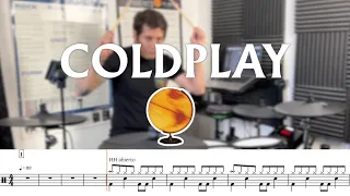 Coldplay - Yellow (Bateria Alesis) Drum Cover/Partitura/Score/Sheet Music/Tutorial/Guia