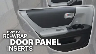 How To Pattern and Re-Wrap Door Panel Inserts In Vinyl - LeatherSeats.com