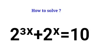 Nice Exponential Equation ✍️ Find the Value of X