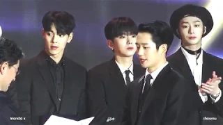 191030 대중문화예술상 kihyun & shownu focus cam