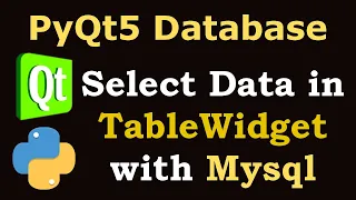 PyQt5 Tutorial - Selecting Data From Mysql In QTableWidget