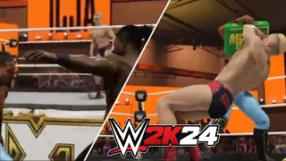 WWE2K24 Two New Universe Money In The Bank Cash In Cutscenes (Cash In Save & Cash In Attempt Fail)