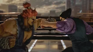 Tekken 7 Story Mode - All Akuma VS Kazuya Battles