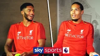 Virgil van Dijk vs Joe Gomez | 'Who Am I?' Liverpool Teammates Quiz