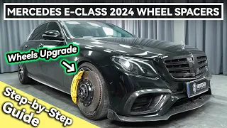 Mercedes E-Class 2024 Wheels Upgrade: Installing BONOSS Wheel Spacers Step-by-Step Guide