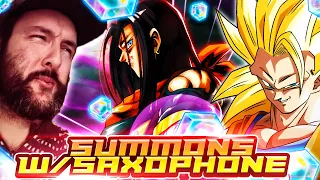SUMMON COLLAB WITH A TRUE GT MAIN! THESE SUMMONS WERE INTERESTING...! | Dragon Ball Legends
