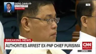 Authorities arrest ex-PNP chief Purisima