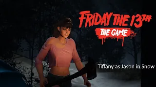 Friday the 13th: The Game - Tiffany as Jason Gameplay/Snow Mod (Link in Description!)