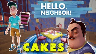 Привет Сосед где найти все тортики| Hello Neighbor cakes