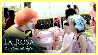 Eloy se disfraza de payaso para estar en la fiesta de Marion| La Rosa de Guadalupe 3/4 |Muñequita...