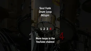 Soul Funk Drum Loop - 86bpm #soulfunk #soul #funkdrumbeat
