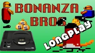Bonanza Bros MegaDrive Longplay - Hard (1080p 60fps)